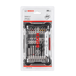 Bosch 20 Pcs Pick & Click Extra Hard Drill and Drive Mixed Set, 2 608 522 422