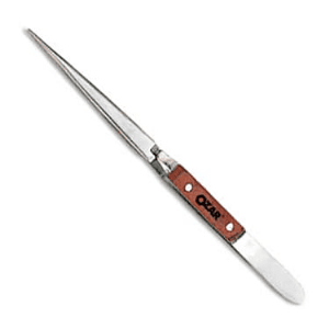 Ozar 165 mm Stainless Steel Self Closing Straight Insulated Tweezer, ATW-0284