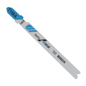 Bosch 92 mm Jigsaw Blades Basic for Metal (T 118 A), 2 608 631 013