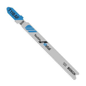 Bosch 92 mm Jigsaw Blades Flexible for Metal (T 118 AF), 2 608 634 505