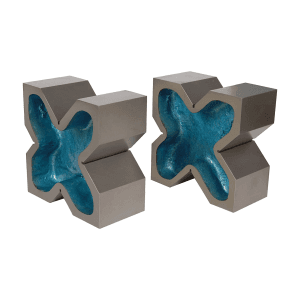 Apex 35 x 95 x 70 mm 4 Way Vee Blocks Cast Iron (Pack of 2 Pcs) , 778-1