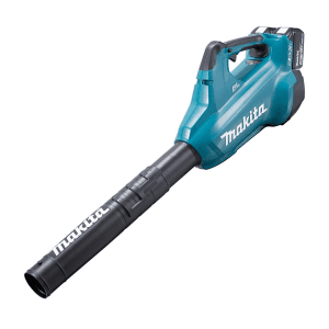 Makita 18V X 2 (36V) LXT BL Variable 6-Speed Cordless Blower with Rapid Charger & 4 Pcs 5.0Ah Batteries, DUB362PT4X