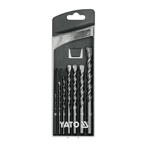 Yato 4 - 16 mm HCS Masonry Drill Bits Set (7 Pcs), YT-4390