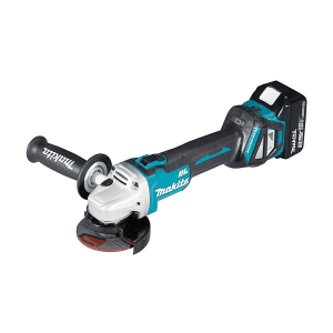 Makita 18V LXT BL 125 mm (5") Cordless Angle Grinder with Variable Speed, Anti-Restart Function & Slide Switch Lock-On (Bare Tool), DGA511Z