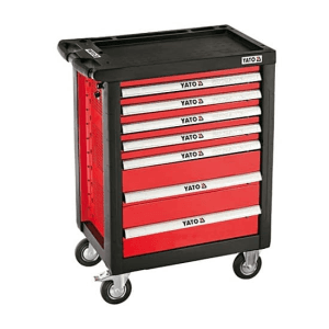Yato 958 x 766 x 465 mm 7 Drawers Heavy Duty Roller Trolley Tool Cabinet, YT-0903