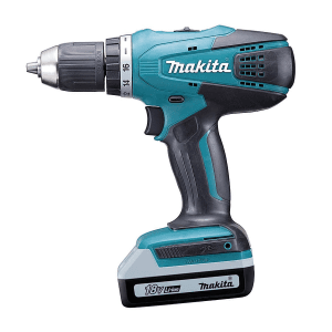 Makita 18V Li-Ion 13 mm (1/2") Drill Driver with Charger & 2 Pcs 1.5Ah G-Batteries, DF457DWE