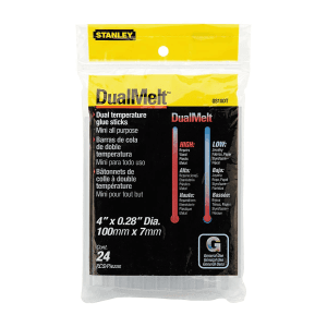 Stanley 7 mm Dual Temperature Glue Stick (Pack of 24 Pcs), 1-GS10DT
