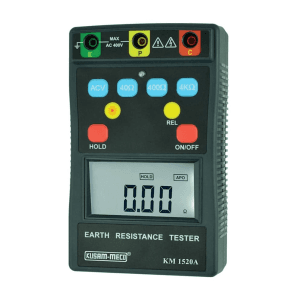 Kusam-Meco 0 – 4000 Ohms 3 Terminal Digital Earth Resistance Tester, KM 1520A
