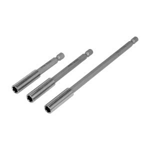 Yato 3 Pcs Hex Socket Adapter Set (1/4 inch Sq. Drive), YT-04699