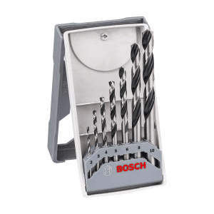 Bosch 7 Pcs PointTeQ Mini-X-Line HSS Twist Drill Bit Set, 2 608 577 347