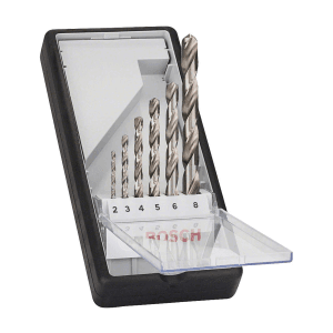 Bosch 6 Pcs Robust Line 135° HSS-G Metal Drill Bit Set, 2 607 010 529