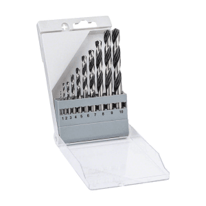 Bosch 10 Pcs PointTeQ HSS Twist Drill Bit Set, 2 608 577 348