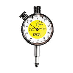 Baker 5.0 mm Mechanical Plunger Type Dial Gauge (Model 40), K39