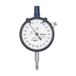 Mitutoyo 1 mm Standard Type Dial Indicator, Lug Back - Series 2 (Shockproof & Jeweled Bearing), 2109 S-10