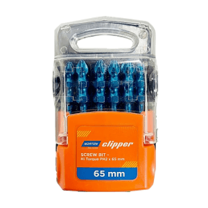 Norton Clipper PH2 / 65 mm Hi-Torque Double Ended Phillips Screwdriver Bits Set (Pack of 10 Pcs), CPSB5