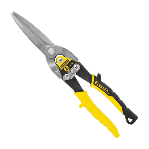 Stanley 300 mm / 12 inch FatMax Straight Compound Action Aviation Snips (Long Cut BI-MAT), 2-14-566