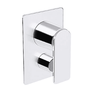 Kohler Parallel 40 mm Recessed Bath & Shower Trim With Diverter In Polished Chrome Finish, K-23496IN-4-CP