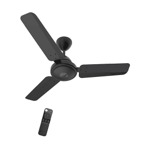 Atomberg Efficio 900 mm Energy Efficient Ceiling Fan With BLDC Motor & Remote (Matt Black)