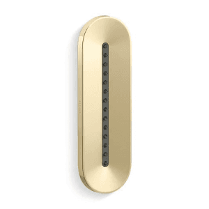 Kohler Statement Oblong Vichy Water Tile / Body Shower In French Gold Finish, K-26300IN-AF