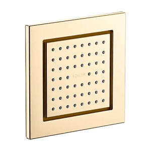 Kohler Watertile 54 Nozzle Square Body Spray With Soothing Spray In French Gold Finish, K-8002IN-AF