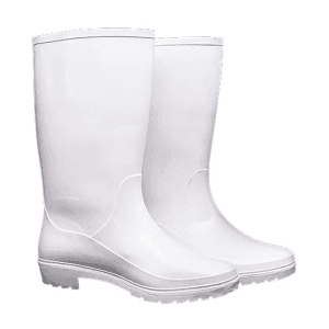 Hillson 101 White Dual Density PVC Safety Gumboots