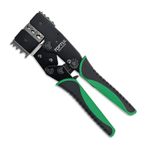 Toptul 2-IN-1 Quick Interchangeable Ratchet Crimping Pliers, DKCA2222