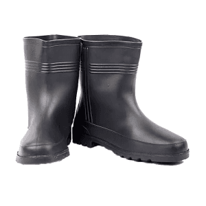 Hillson Hitter Black Dual Density PVC Safety Gumboots