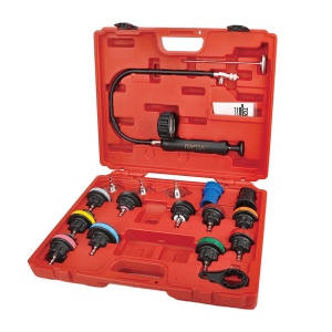 Toptul 18 Pcs Universal Radiator Pressure Tester Kit, JGAI1802