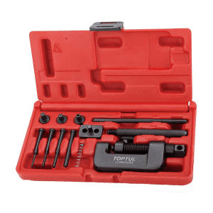 Toptul 13 Pcs Motorcycle Chain Breaker and Riveting Tool Set, JGAI1304