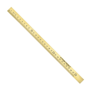 Kristeel 300 mm / 12 inch Brass Metric Rule, BR-C