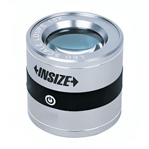 Insize 10X Measuring Magnifier with Illumination, 7527-D1