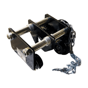 Power Bull 1 Ton Capacity Double Stud Geared Trolley 