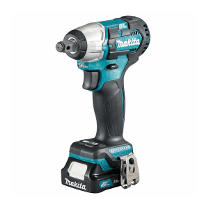 Makita 12Vmax CXT BL 12.7 mm (1/2") Cordless Impact Wrench with Rapid Charger & 2 Pcs 2.0Ah Batteries, TW161DSAE