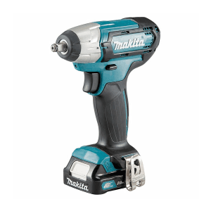 Makita 12V max CXT Li-Ion 9.5 mm (3/8") Cordless Impact Wrench with Charger & 2 Pcs 1.5Ah Batteries, TW140DWYEX