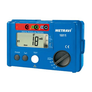 Metravi 500mA Current Rating Digital ELCB Tester, 1811