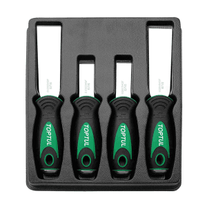 Toptul 4 Pcs Stainless Steel Pinchweld Scraper Set, JGAT0401