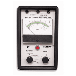 Metravi 0 - 20M Ohms Electric Motor Checker With Analogue Display, MC-22