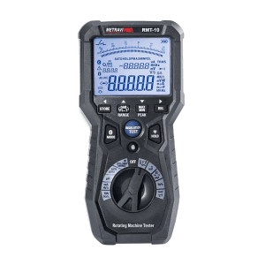Metravi 1000V / 2000 Ohms Pro Rotating Machine Tester With Built-In T-RMS Multimeter, Data logger, RMT-10