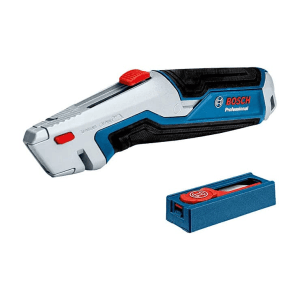 Bosch Professional Knife & 10 Pcs Blades Set, 1 600 A02 7M5