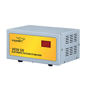 V-Guard 90-280V Electronic Voltage Stabilizer For Upto 300L, VEW 50