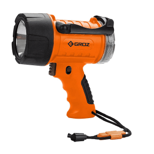 Groz 7W LED (Rechargeable) Waterproof Spotlight With 400 Mtr Beam Range (Multimode), LED/402