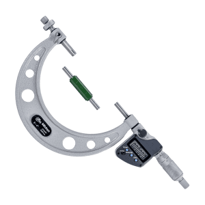 Mitutoyo 4 inch / 100 mm Digital Gear Tooth Micrometer (IP65), 324-354-30