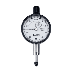 Baker 0.25 inch Mechanical Plunger Type Dial Gauge (Model 40), K41