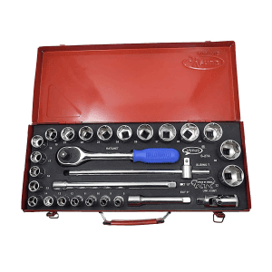 Venus 23 Pcs 1/2 Inch Sq. Drive Cold Forged Socket Set, S-23
