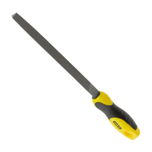 Stanley 200 mm / 8 inch Second Cut 3 Square File, 0-22-462