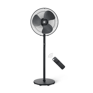 Atomberg Renesa Pedestal Fan 400 mm BLDC Motor Energy Saving With Remote Control (Black)