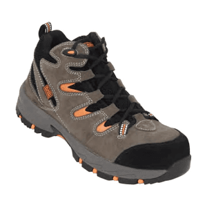 Black+Decker High Ankle Suede Leather Safety Shoe - Composite Toe (Olive Green), BXWB0166IN