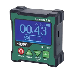 Insize 0 - 360° Dual Axis Digital Level & Angle Meter, 2199-1