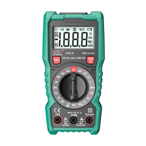 HTC 3-1/2 Digit / 2000 Count True RMS Digital Manual Multimeter, DM-830LN