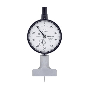Mitutoyo 0 - 10 mm Dial Depth Gauge with Needle Contact Element, 7210A